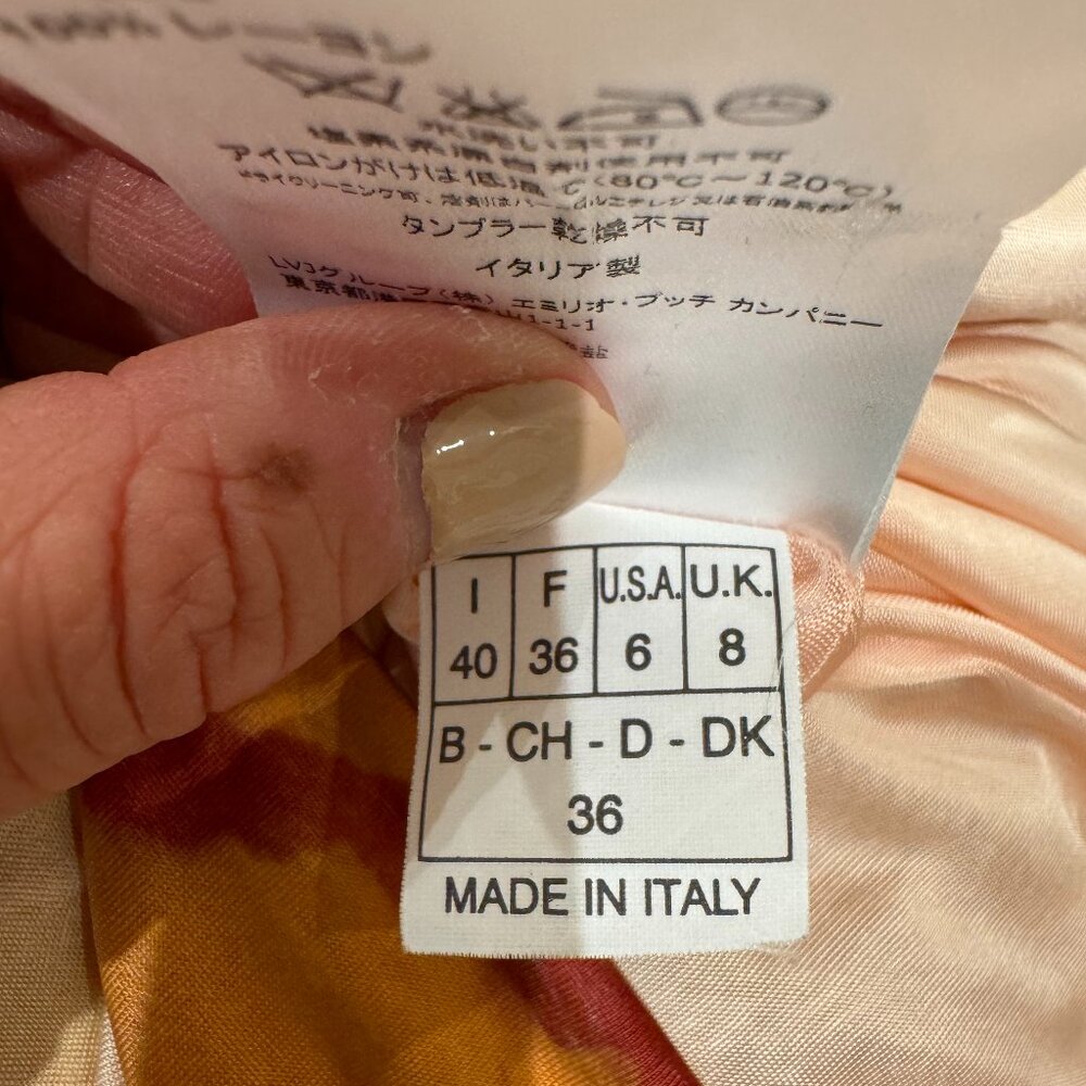 Emilio Pucci, blouse, Size 6 - Picture 3 of 3